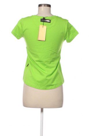 Γυναικείο t-shirt Plein Sport, Μέγεθος XS, Χρώμα Πράσινο, Τιμή 73,83 €