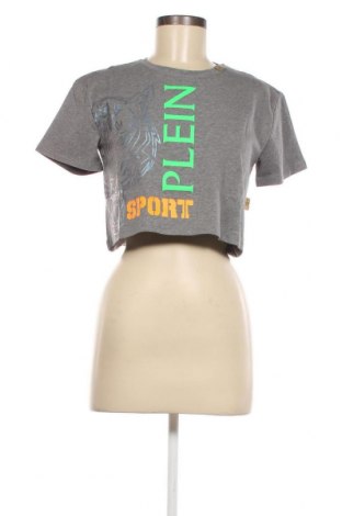 Дамска тениска Plein Sport, Размер XS, Цвят Сив, Цена 50,22 лв.