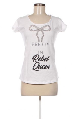 Дамска тениска Rebel Queen, Размер S, Цвят Бял, Цена 33,06 лв.