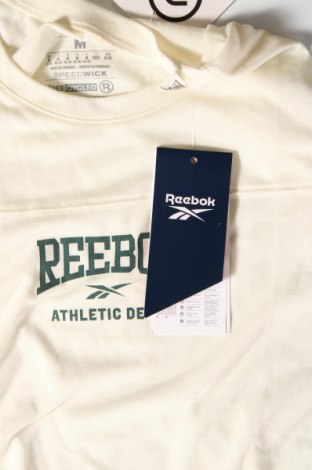 Γυναικείο t-shirt Reebok, Μέγεθος M, Χρώμα Εκρού, Τιμή 29,90 €