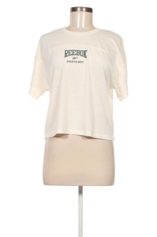 Damen T-Shirt Reebok, Größe M, Farbe Ecru, Preis 25,42 €