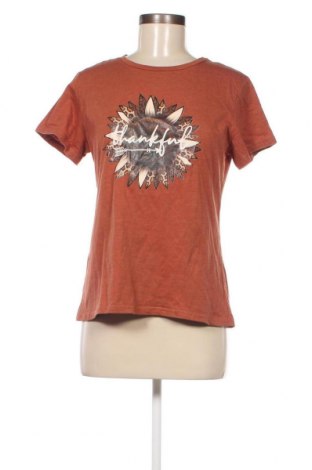 Дамска тениска SHEIN, Размер L, Цвят Кафяв, Цена 11,05 лв.