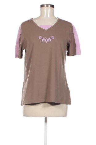 Γυναικείο t-shirt Shamp, Μέγεθος S, Χρώμα Καφέ, Τιμή 4,10 €