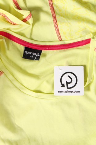 Γυναικείο t-shirt Sports, Μέγεθος M, Χρώμα Κίτρινο, Τιμή 3,62 €