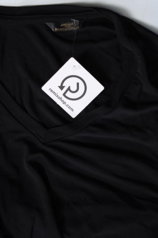 Дамска тениска St. Michael Marks & Spencer, Размер XXL, Цвят Черен, Цена 24,00 лв.