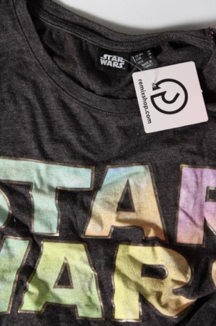 Дамска тениска Star Wars, Размер M, Цвят Сив, Цена 11,00 лв.