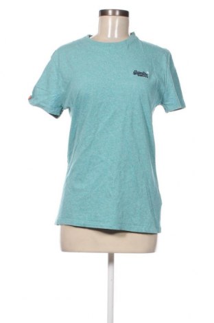 Damen T-Shirt Superdry, Größe M, Farbe Grün, Preis 9,05 €