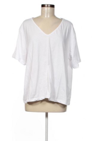 Γυναικείο t-shirt Trendyol, Μέγεθος 4XL, Χρώμα Λευκό, Τιμή 14,97 €