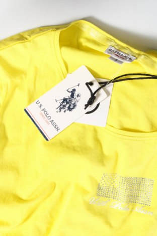Дамска тениска U.S. Polo Assn., Размер S, Цвят Жълт, Цена 58,00 лв.