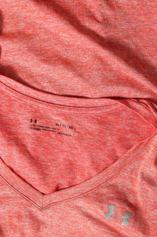 Γυναικείο t-shirt Under Armour, Μέγεθος XL, Χρώμα Πορτοκαλί, Τιμή 12,37 €