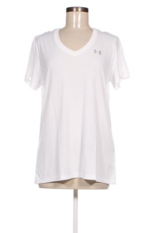 Damen T-Shirt Under Armour, Größe L, Farbe Weiß, Preis 19,44 €