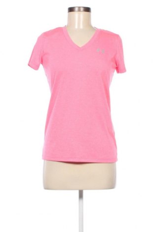 Γυναικείο t-shirt Under Armour, Μέγεθος XS, Χρώμα Ρόζ , Τιμή 12,37 €