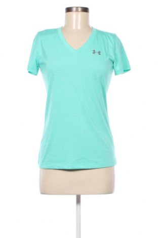 Γυναικείο t-shirt Under Armour, Μέγεθος XS, Χρώμα Πράσινο, Τιμή 12,37 €