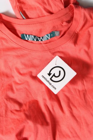 Γυναικείο t-shirt Win Win, Μέγεθος S, Χρώμα Κόκκινο, Τιμή 4,02 €