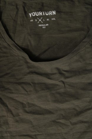 Damen T-Shirt Your Turn, Größe M, Farbe Grün, Preis 7,65 €