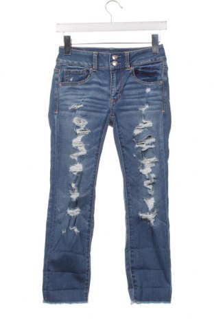 Dámské džíny  American Eagle, Velikost S, Barva Modrá, Cena  66,00 Kč