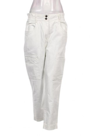 Дамски дънки H&M, Размер XL, Цвят Бял, Цена 17,40 лв.