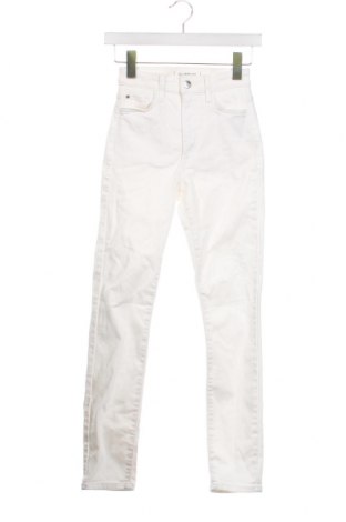 Damskie jeansy H&M, Rozmiar XS, Kolor Biały, Cena 19,48 zł
