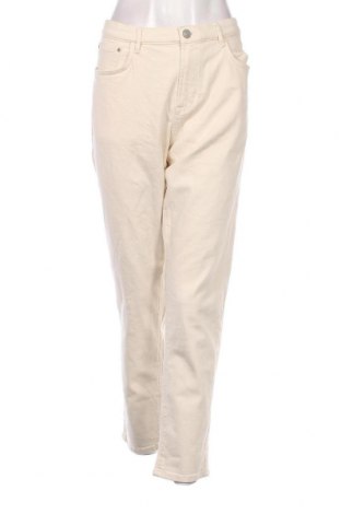 Дамски дънки Massimo Dutti, Размер XL, Цвят Екрю, Цена 96,60 лв.