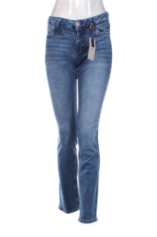 Дамски дънки Pulz Jeans, Размер M, Цвят Син, Цена 22,62 лв.