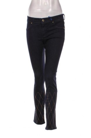 Дамски дънки Versace Jeans, Размер L, Цвят Син, Цена 121,68 лв.