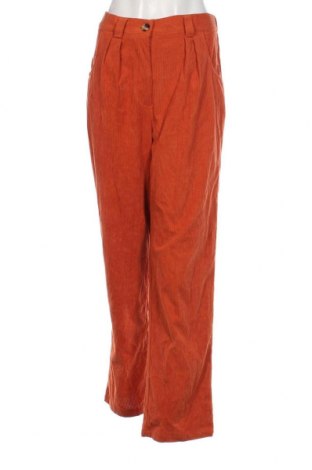 Pantaloni de velvet de femei, Mărime XL, Culoare Portocaliu, Preț 28,62 Lei