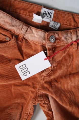 Pantaloni de velvet de femei Bdc, Mărime L, Culoare Maro, Preț 34,80 Lei