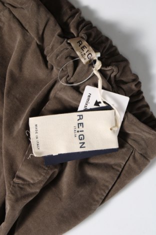 Pantaloni de velvet de femei Reign, Mărime S, Culoare Gri, Preț 68,68 Lei