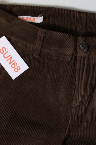 Γυναικείο κοτλέ παντελόνι SUN68, Μέγεθος XS, Χρώμα Καφέ, Τιμή 20,32 €