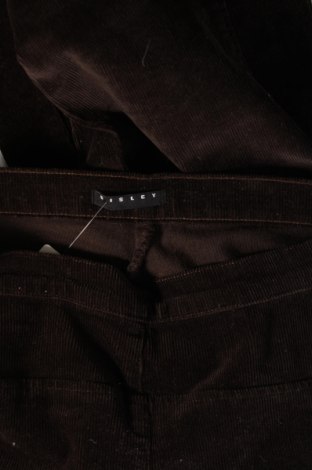 Pantaloni de velvet de femei Sisley, Mărime M, Culoare Maro, Preț 24,18 Lei