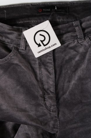 Pantaloni de velvet de femei Toni, Mărime L, Culoare Gri, Preț 20,99 Lei