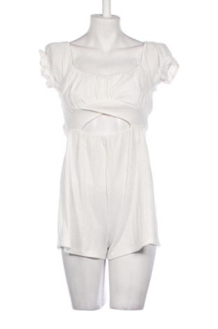 Damen Overall Bershka, Größe S, Farbe Weiß, Preis 6,24 €