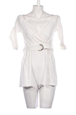 Damen Overall Boohoo, Größe M, Farbe Weiß, Preis 13,57 €