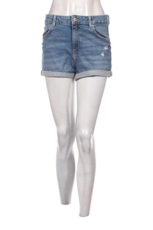 Γυναικείο κοντό παντελόνι Bershka, Μέγεθος M, Χρώμα Μπλέ, Τιμή 4,70 €