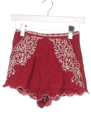 Дамски къс панталон H&M Divided, Размер XS, Цвят Червен, Цена 8,37 лв.