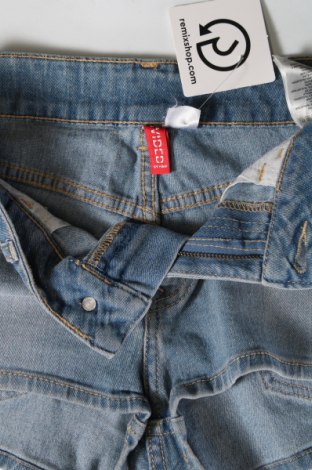 Дамски къс панталон H&M Divided, Размер S, Цвят Син, Цена 6,65 лв.