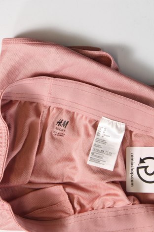 Дамски къс панталон H&M Sport, Размер M, Цвят Розов, Цена 8,93 лв.