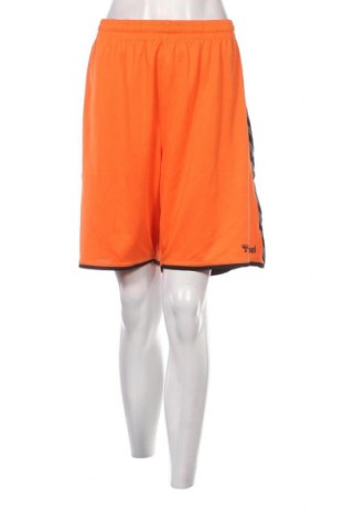 Γυναικείο κοντό παντελόνι Hummel, Μέγεθος XXL, Χρώμα Πορτοκαλί, Τιμή 5,45 €