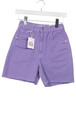 Дамски къс панталон Jennyfer, Размер XXS, Цвят Лилав, Цена 3,72 лв.