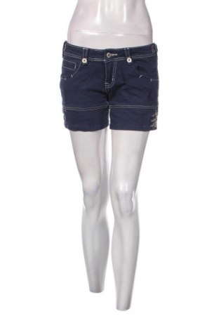 Γυναικείο κοντό παντελόνι Miss Two, Μέγεθος L, Χρώμα Μπλέ, Τιμή 11,75 €
