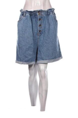 Pantaloni scurți de femei ONLY Carmakoma, Mărime 3XL, Culoare Albastru, Preț 96,05 Lei