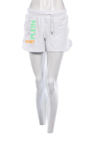 Γυναικείο κοντό παντελόνι Plein Sport, Μέγεθος XL, Χρώμα Λευκό, Τιμή 42,59 €