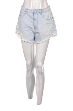 Pantaloni scurți de femei Zara Trafaluc, Mărime XL, Culoare Albastru, Preț 105,26 Lei