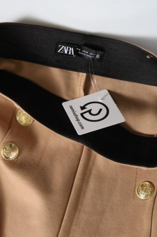 Γυναικείο κολάν Zara, Μέγεθος M, Χρώμα  Μπέζ, Τιμή 16,15 €