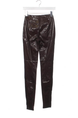 Pantaloni de piele pentru damă, Mărime S, Culoare Maro, Preț 91,56 Lei