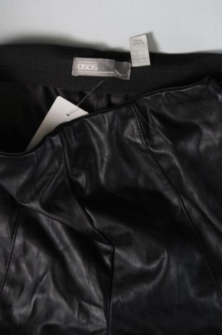 Дамски кожен панталон Asso, Размер XS, Цвят Черен, Цена 8,12 лв.