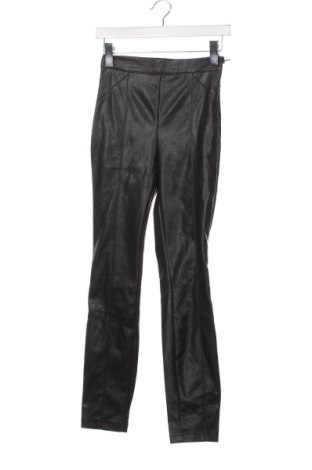 Pantaloni de piele pentru damă Clockhouse, Mărime XS, Culoare Negru, Preț 20,03 Lei