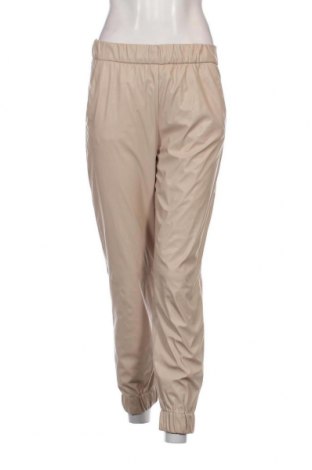 Γυναικείο παντελόνι δερμάτινο Drykorn for beautiful people, Μέγεθος M, Χρώμα  Μπέζ, Τιμή 20,61 €