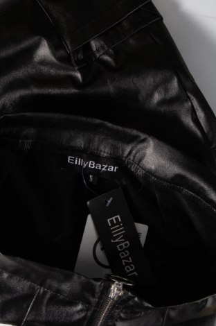 Дамски кожен панталон Eilly Bazar, Размер S, Цвят Черен, Цена 7,36 лв.