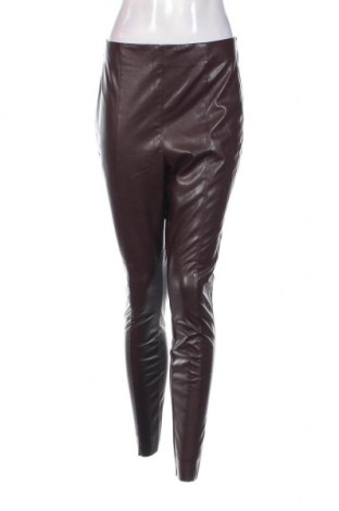 Dámské kožené kalhoty  H&M, Velikost L, Barva Červená, Cena  66,00 Kč
